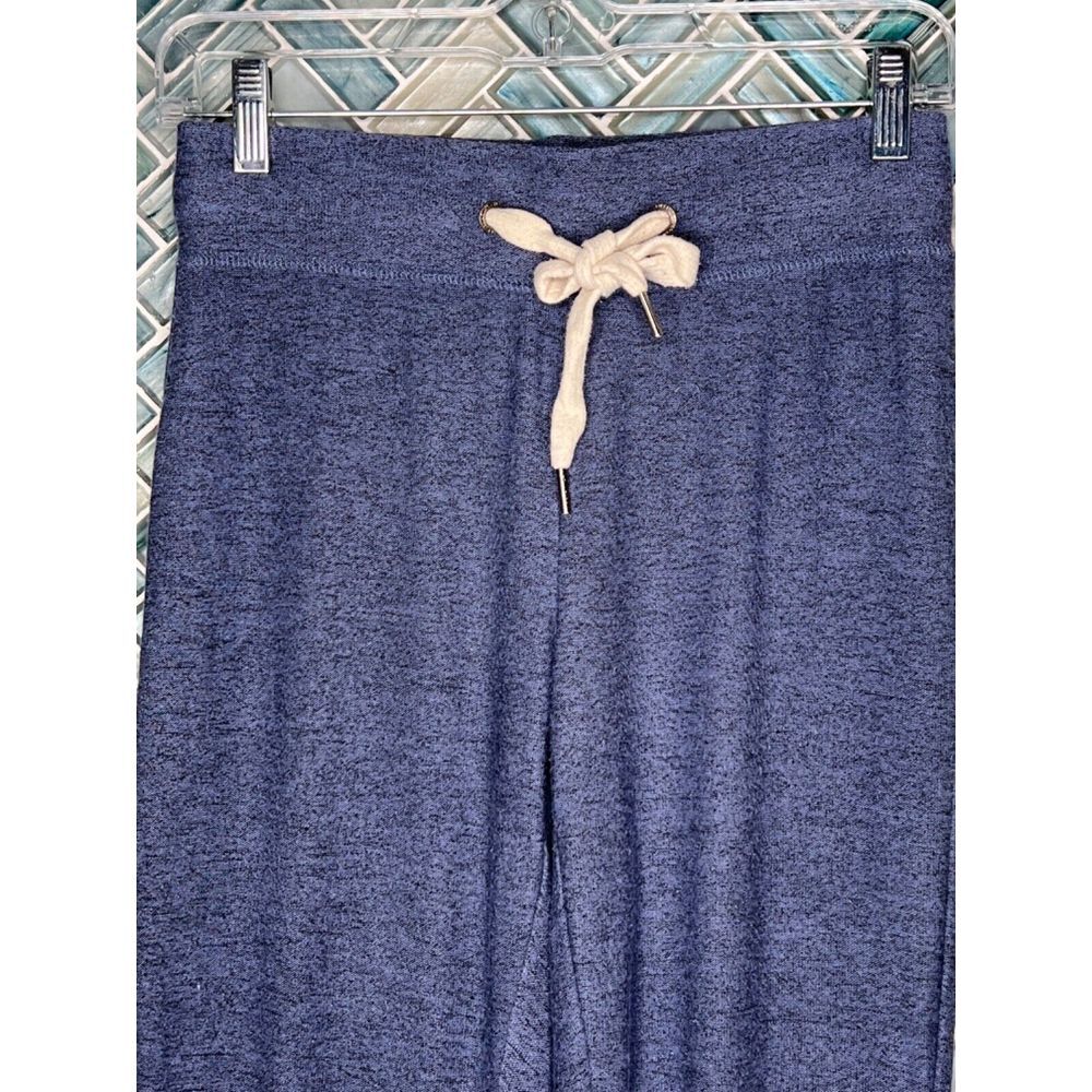 WOMENS‎ RIP CURL BLUE MARLED SOFT CUFFED SWEATPANTS LOUNGE WEAR LIGHTWEIGHT XS - Picture 2 of 11